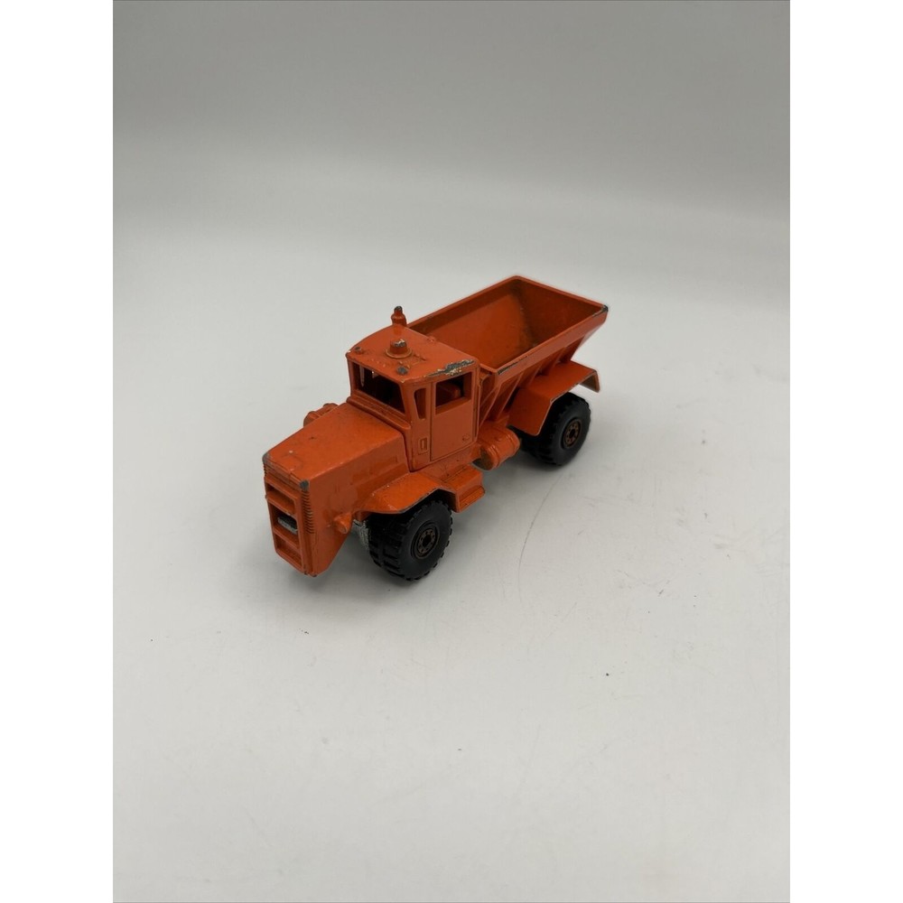 1983 HOT WHEELS OSHKOSH SNOW PLOW ORANGE DIE CAST Heavy Duty Salt Truck